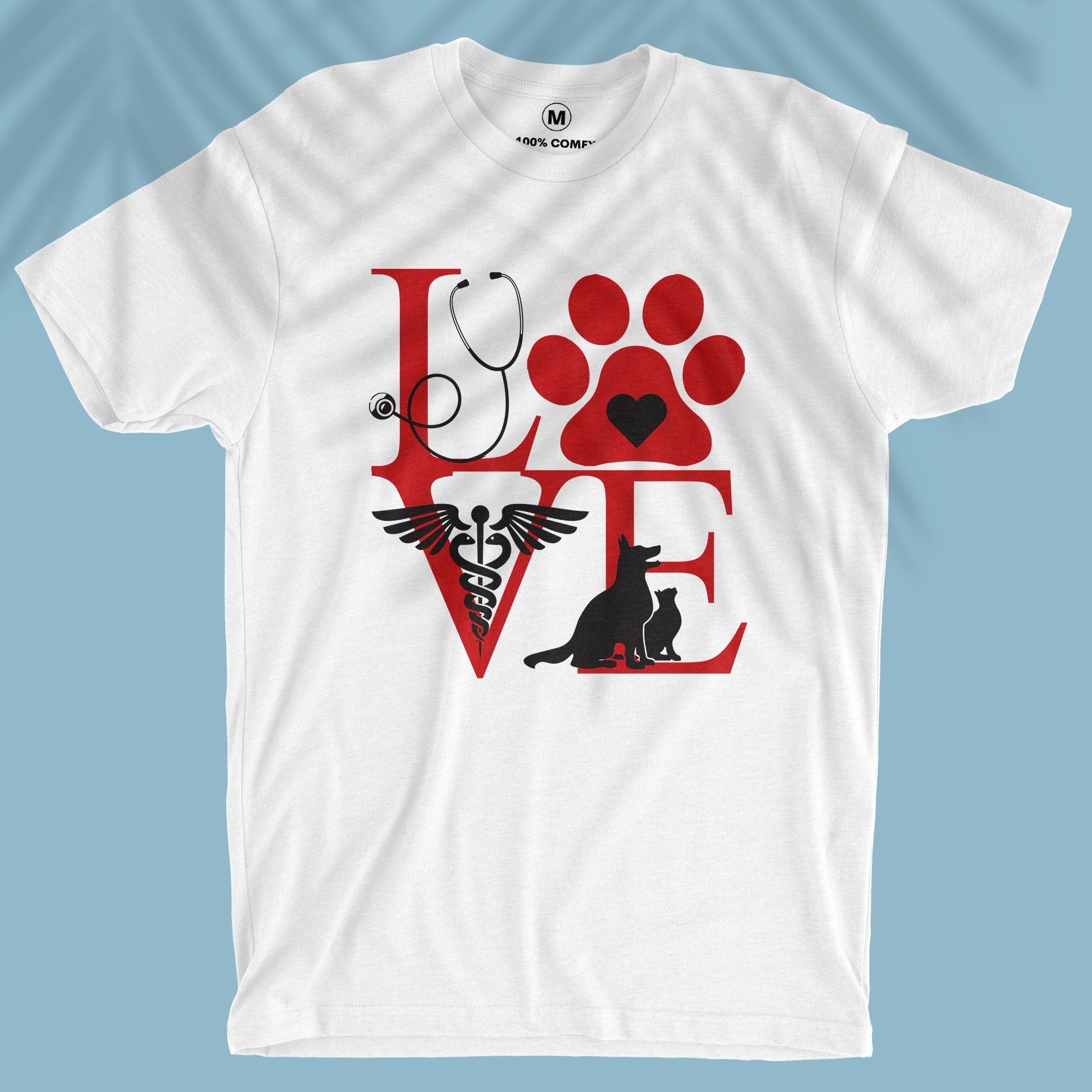 Veterinarian Love - Unisex T-shirt For Veterinary Doctors &amp; Students