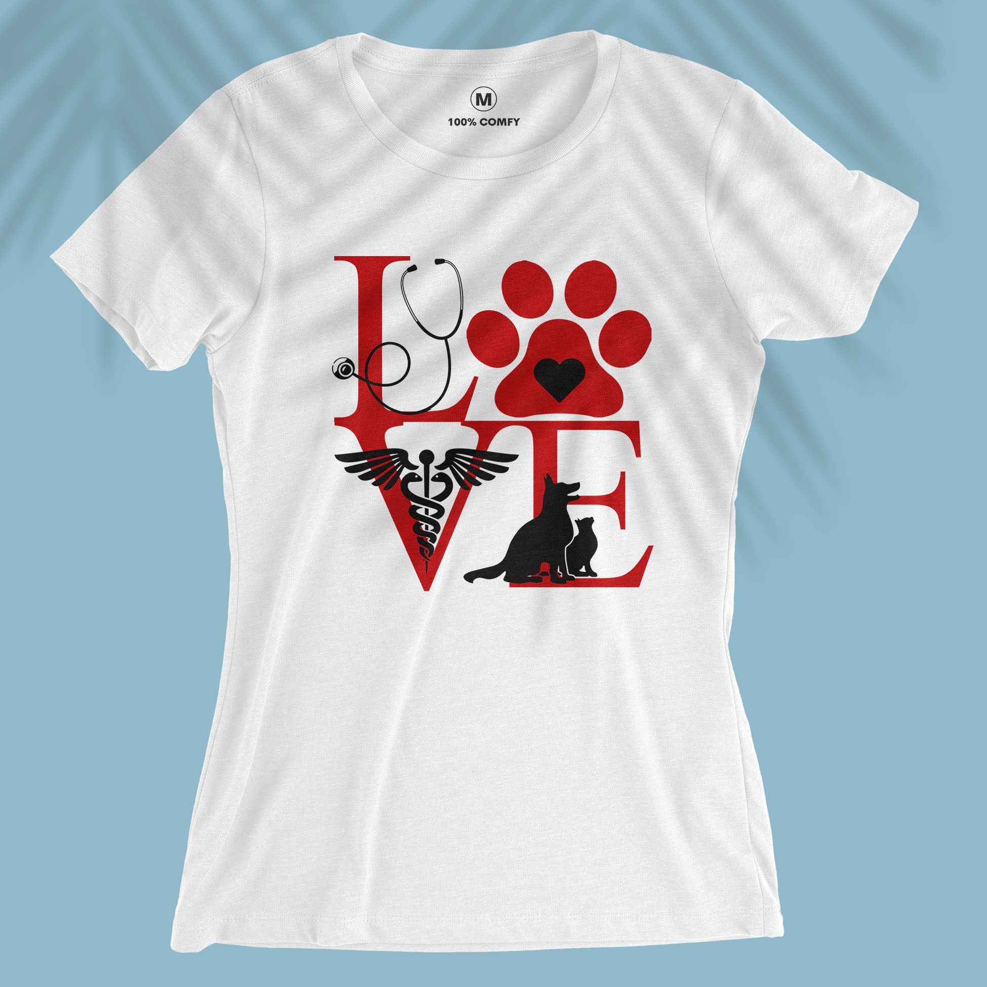 Veterinarian Love - Women T-shirt For Veterinary Doctors &amp; Students