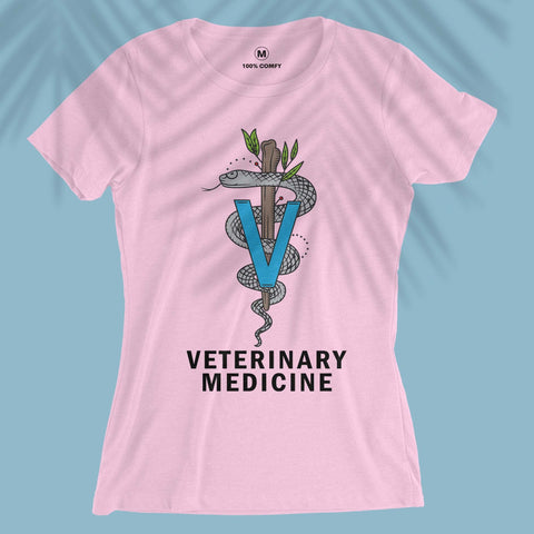 Veterinary Medicine Symbol - Women T-shirt