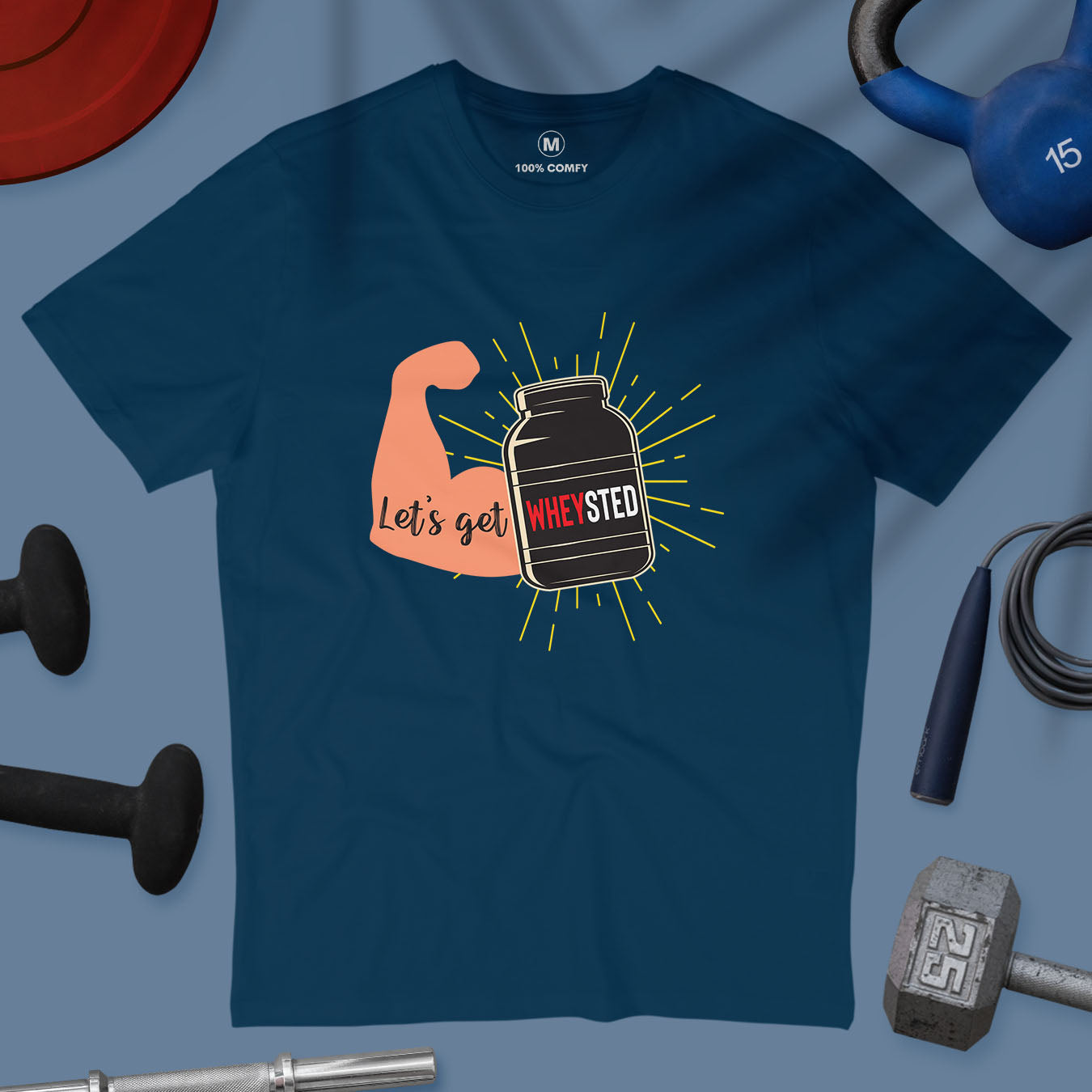 Let&#39;s Get Wheysted - Men T-shirt