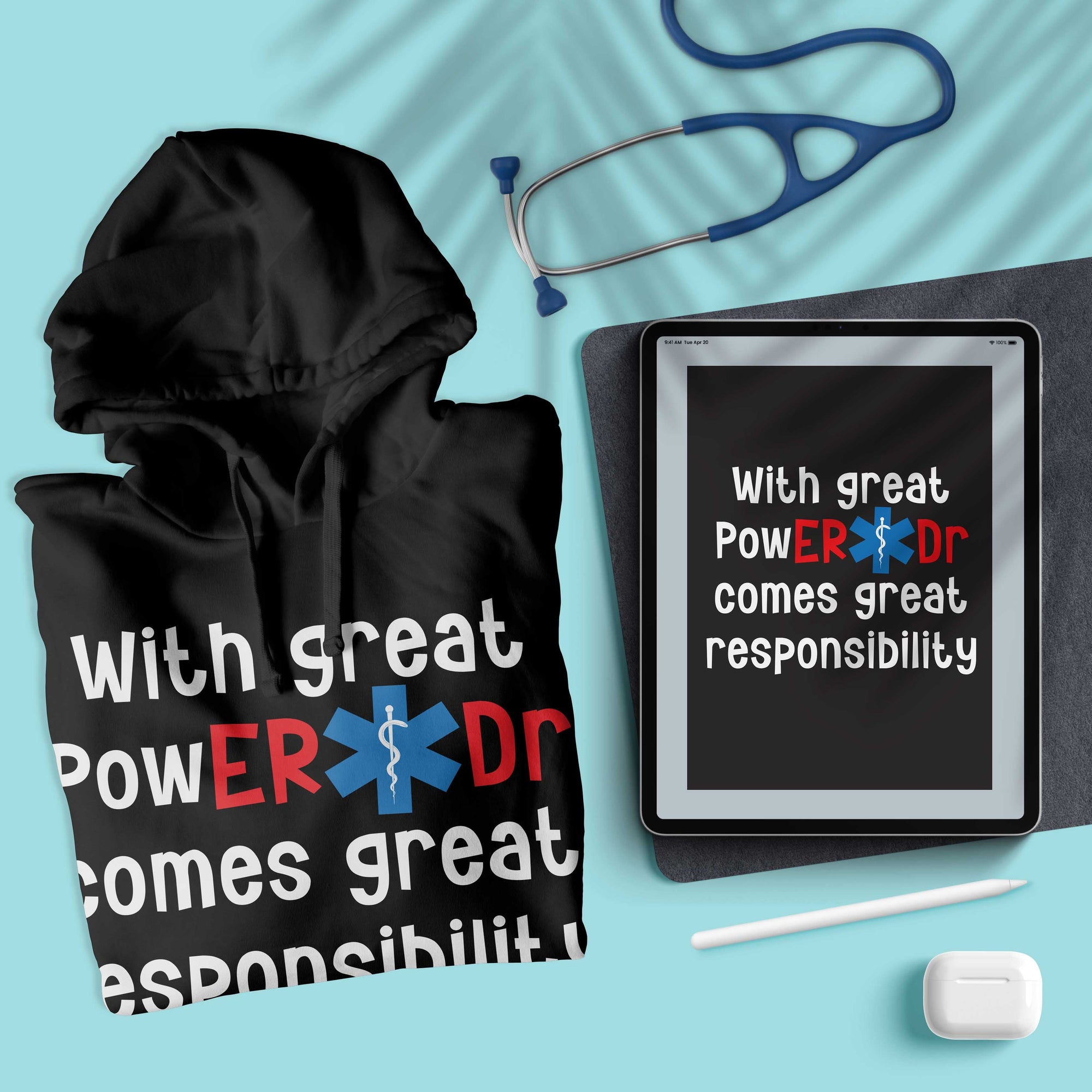 With Great PowER Dr - Unisex Hoodie