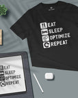 Eat Sleep Optimize Repeat - Digital Marketer - Unisex T-shirt